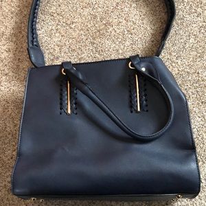 Navy Blue Shoulder Bag